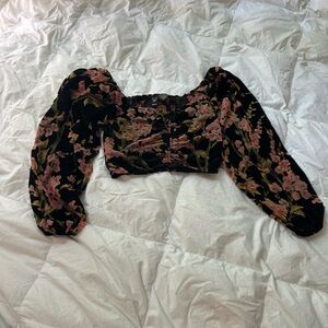 Windsor Black Floral Blouse